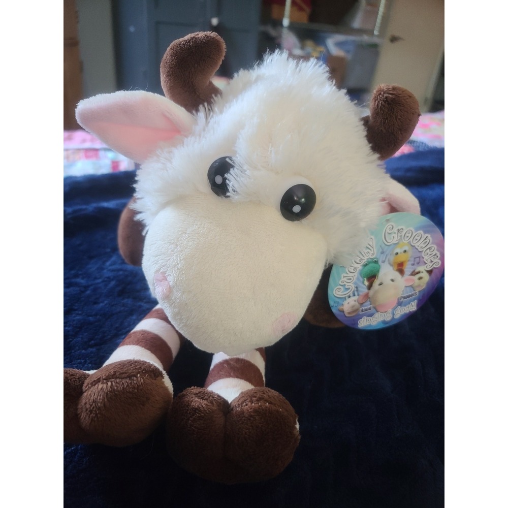 Books Are Fun Cuddly Crooners Singing Goat Hand Puppet Sound of Music Plush